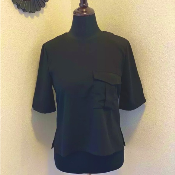 one clothing Tops - ONE CLOTHING CROP TOP BLOUSE SHORT SLEEVE BOXY